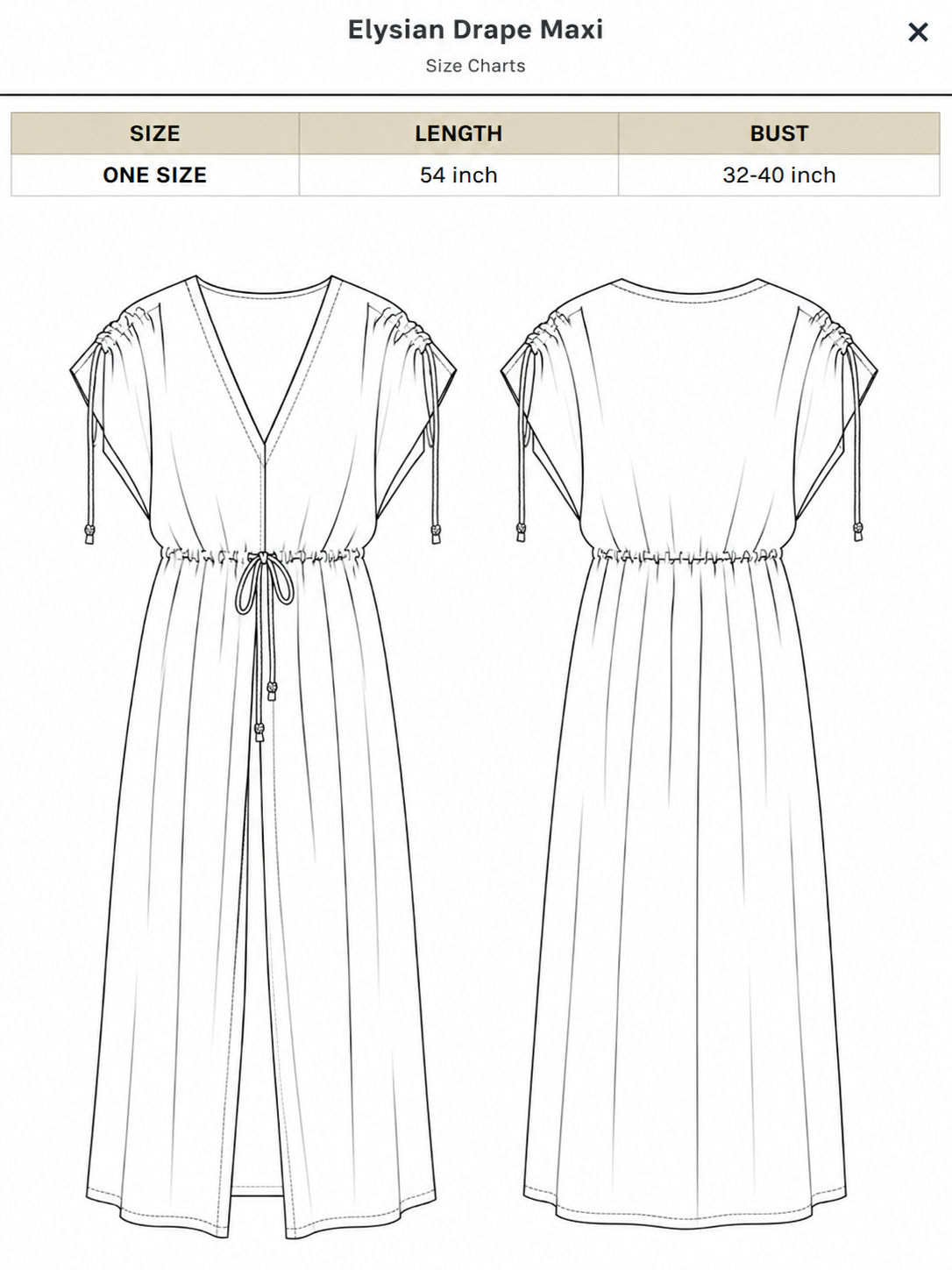Elysian Drape Maxi